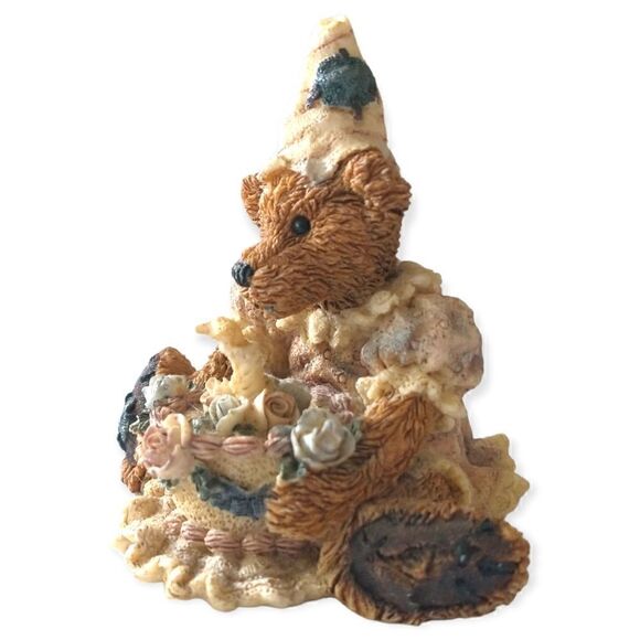 Baileys Birthday Figure Boyds Bears Friends Bearstone Collection 2014 Vtg 1993. - Picture 2 of 11
